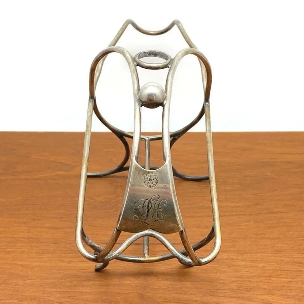 Vintage Mappin & Webb Wine Bottle Holder Champagne Cradle SIlverplate